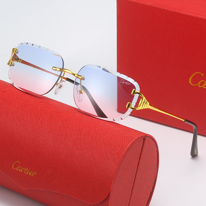 Lunette Cartier Dégradé Bleu clair Vers Rose