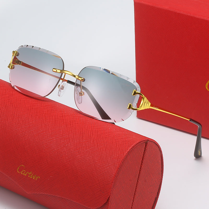 Lunette Cartier Dégradé gris Vers rose